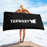 YAKWARY Black Towel