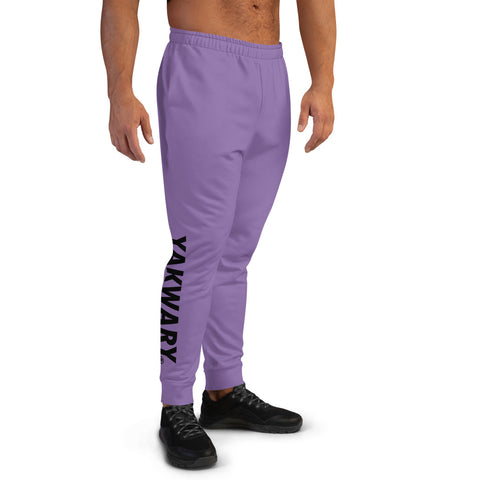 YAKWARY Men Purple Joggers