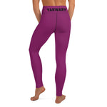 YAKWARY Pink Yoga Leggings Without Pocket