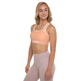 YAKWARY Women Orange Padded Sports Bra