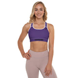 YAKWARY Women Purple Padded Sports Bra