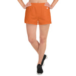 YAKWARY Women Orange Athletic Short Shorts