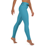 YAKWARY Blue Yoga Leggings With Pocket