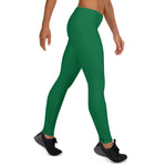 YAKWARY Women Green Leggings