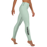 YAKWARY Turquoise Yoga Leggings With Pocket