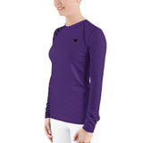 YAKWARY Women Purple Special Rash Guard