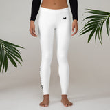 YAKWARY Women White Leggings