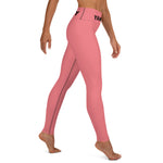 YAKWARY Pink Yoga Leggings Without Pocket