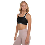 YAKWARY Women Black Padded Sports Bra