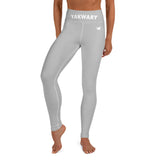 YAKWARY Gray Yoga Leggings With Pocket