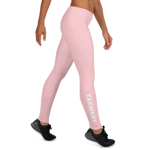 YAKWARY Women Pink Leggings