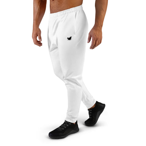 YAKWARY Men White Joggers