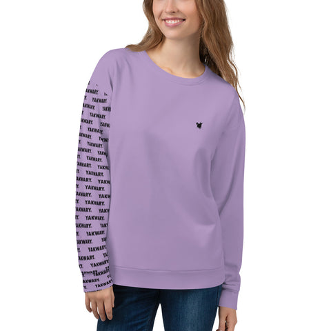 YAKWARY Women Purple Special Sweatshirt