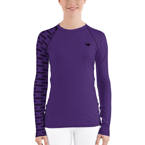 YAKWARY Women Purple Special Rash Guard