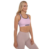 YAKWARY Women Pink Padded Sports Bra