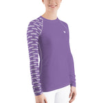 YAKWARY Women Purple Special Rash Guard