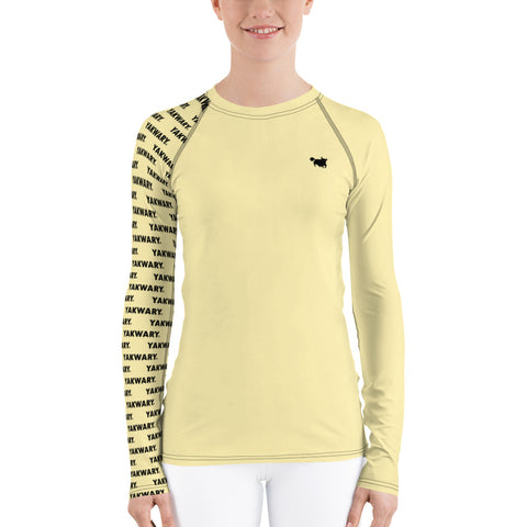 YAKWARY Women Yellow Special Rash Guard