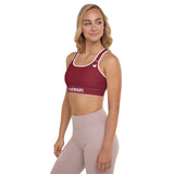 YAKWARY Women Red Padded Sports Bra