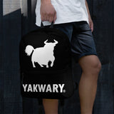 YAKWARY Men Black Backpack