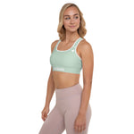 YAKWARY Women Turquoise Padded Sports Bra