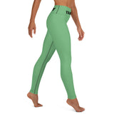 YAKWARY Green Yoga Leggings Without Pocket