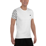 YAKWARY Men White Sports T-shirt