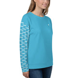 YAKWARY Women Blue Special Sweatshirt