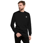 YAKWARY Men Embroidered Fleece Pullover