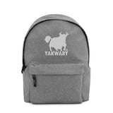 YAKWARY Men Embroidered Backpack