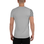 YAKWARY Men Gray Sports T-shirt