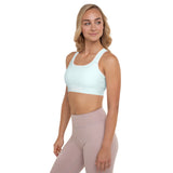 YAKWARY Women Blue Padded Sports Bra