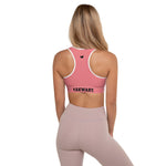 YAKWARY Women Pink Padded Sports Bra