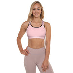 YAKWARY Women Pink Padded Sports Bra