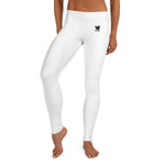 YAKWARY Women White Leggings