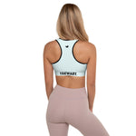 YAKWARY Women Blue Padded Sports Bra