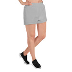 YAKWARY Women Gray Athletic Short Shorts