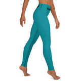 YAKWARY Turquoise Yoga Leggings Without Pocket