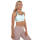 YAKWARY Women Blue Padded Sports Bra