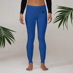 YAKWARY Women Blue Leggings