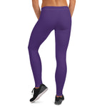 YAKWARY Women Purple Leggings