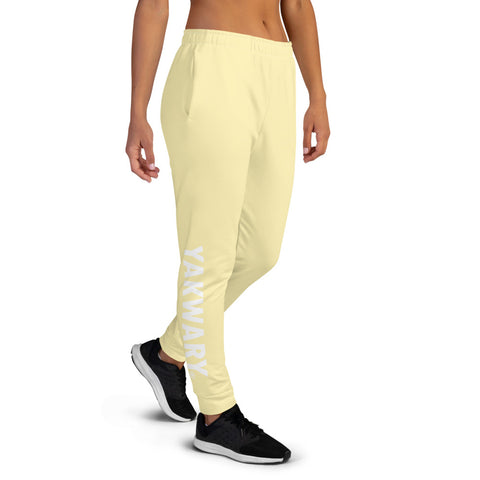 YAKWARY Women Yellow Joggers