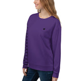 YAKWARY Women Purple Special Sweatshirt