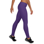 YAKWARY Women Purple Leggings