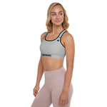 YAKWARY Women Gray Padded Sports Bra