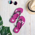 YAKWARY Pink Flip-Flops