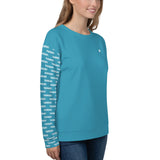 YAKWARY Women Blue Special Sweatshirt