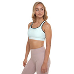 YAKWARY Women Blue Padded Sports Bra