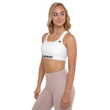 YAKWARY Women White Padded Sports Bra