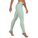 YAKWARY Turquoise Yoga Leggings With Pocket