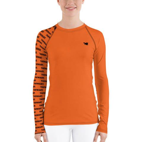 YAKWARY Women Orange Special Rash Guard